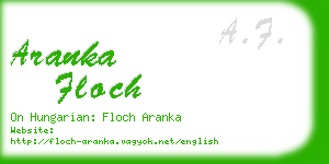 aranka floch business card